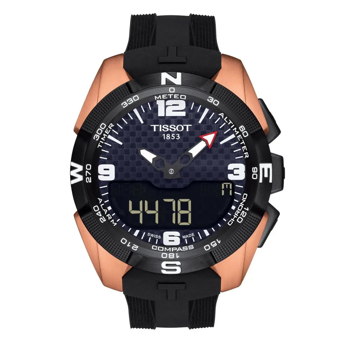 Tissot T-touch Expert Solar Nba Special Edition Men`s Watch T0914204720700 - Dial: Black, Band: Black