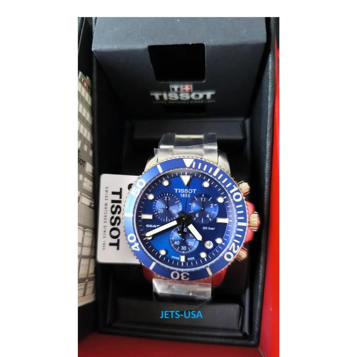 Seastar 1000 Chronograph Graded Blue T120.417.11.041.00 by Tissot