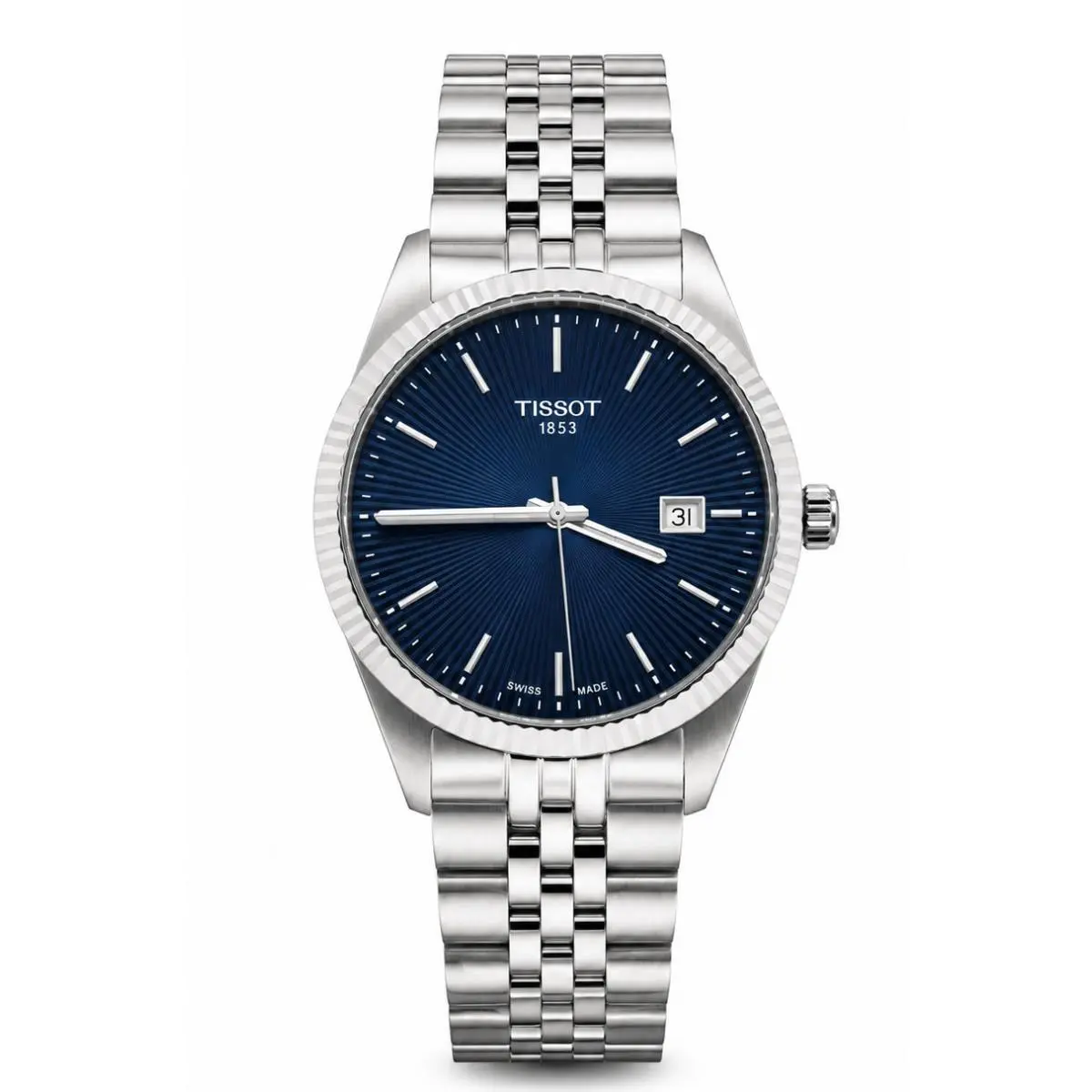 Tissot Ballade T156.410.11.041.00 Men`s Blue Dial 40mm Quartz Watch