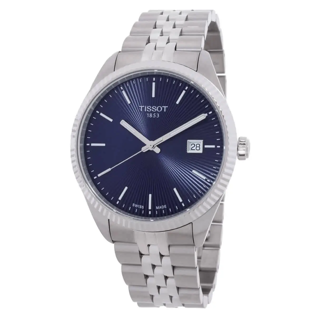 Tissot Ballade Quartz Blue Dial Men`s Watch T1564101104100