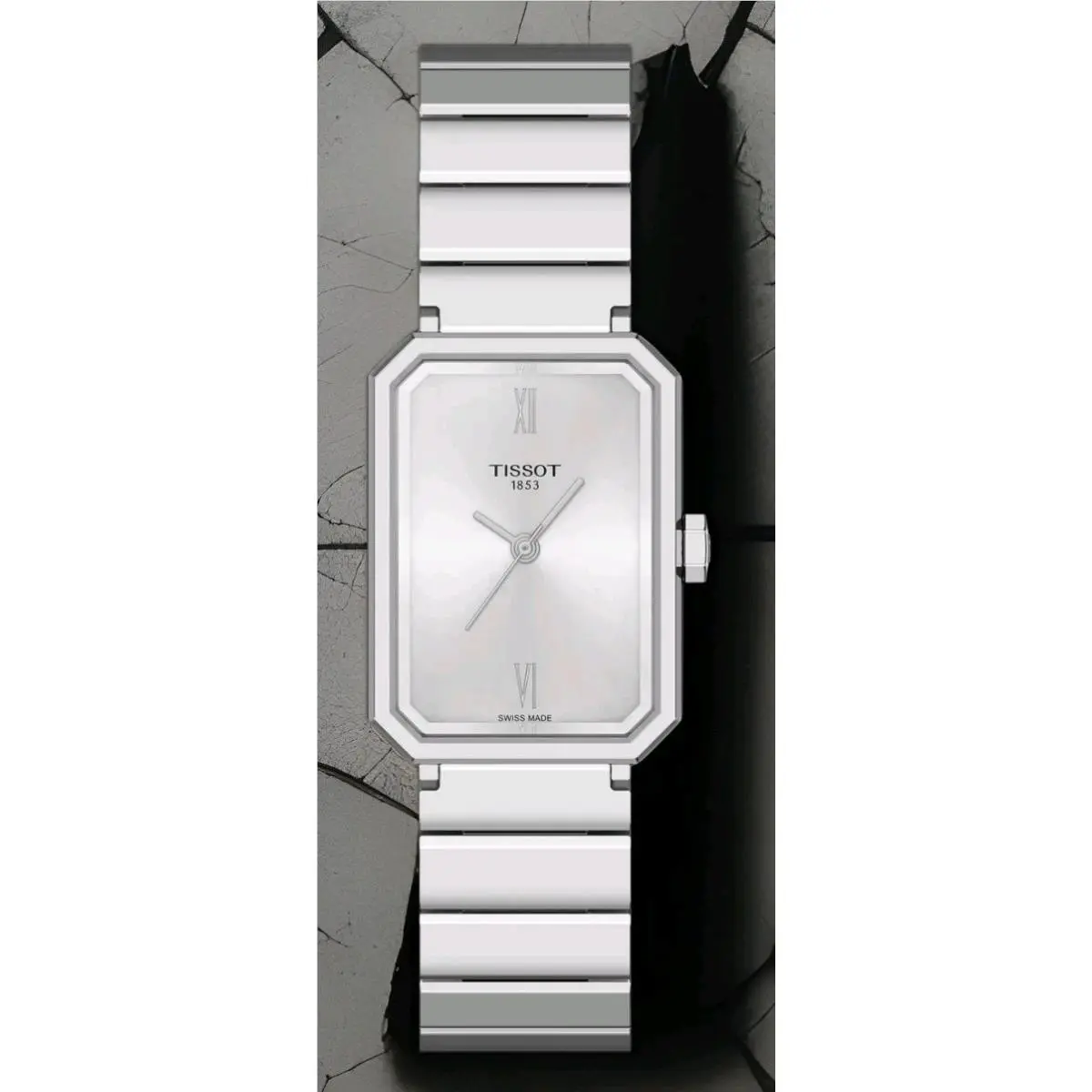 Tissot Srv 30mm Silver Dial Stainless Steel Women`s Watch T160.110.11.033.00 - Dial: Silver, Band: Silver, Bezel: Silver