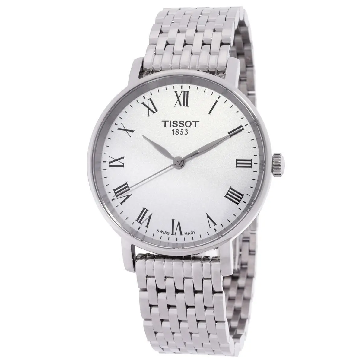 Tissot Ladies Everytime Quartz Silver Dial Watch - T1432101103300 - Dial: Silver, Band: Silver, Bezel: Silver