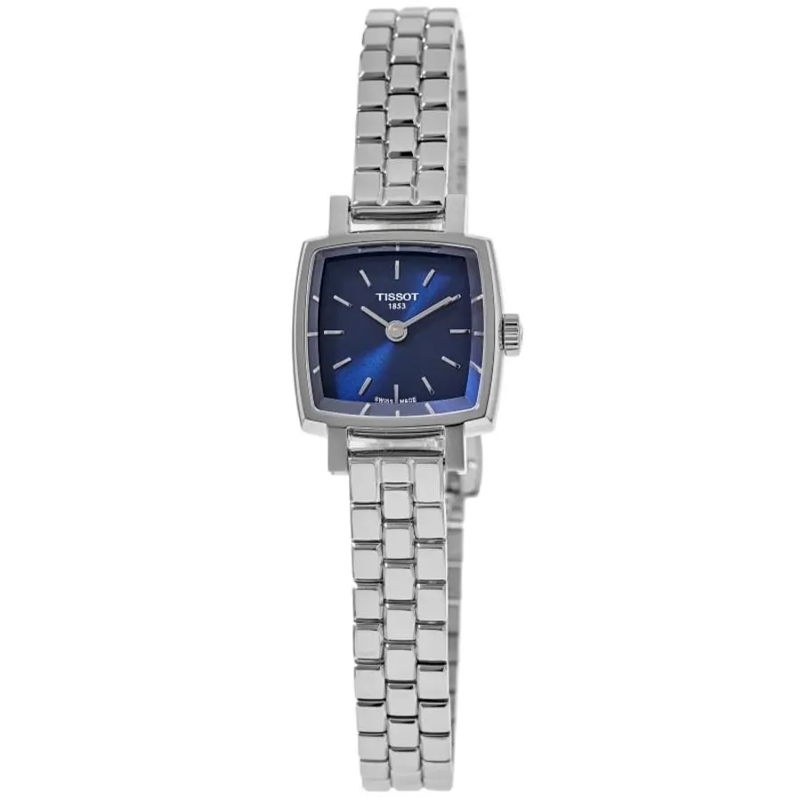 Tissot Lovely Blue Dial Stainless Steel Women`s Watch T058.109.11.041.01 - Face: Blue, Dial: Blue, Band: Silver