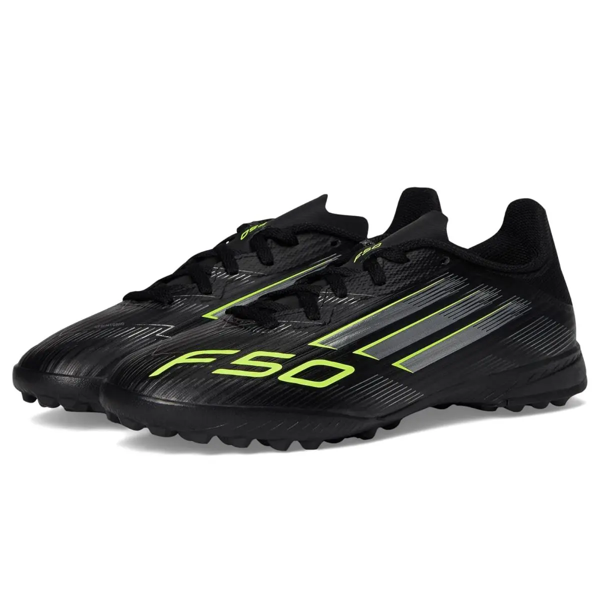 Adidas shoes - Black/Iron Metallic/Lucid Lemon 6