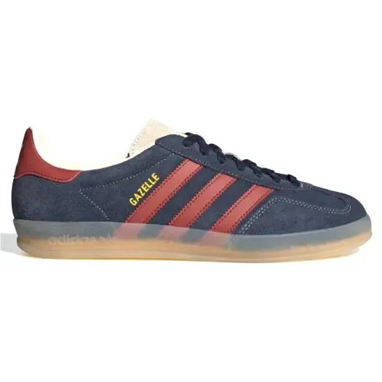 Mens Adidas Gazelle Indoor Originals Blue Casual Sneakers Athletic Shoes