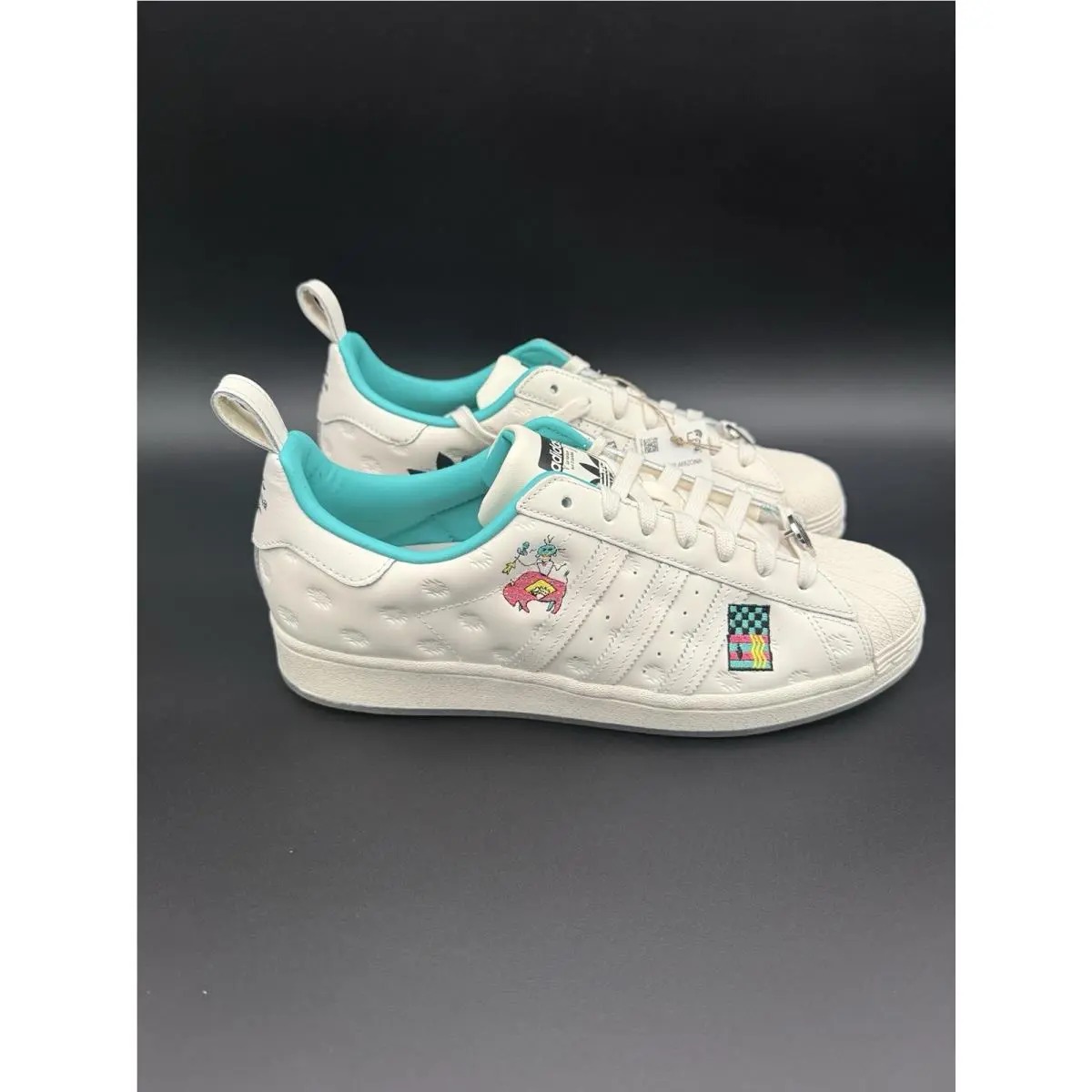 Adidas Superstar Arizona Have an Iced Day White Sneakers GZ2874 Mens Size