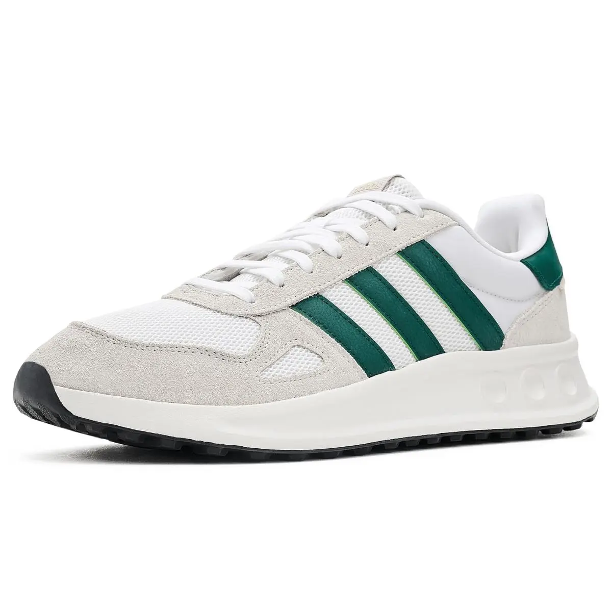 Man`s Sneakers Athletic Shoes  Run 84 White/Collegiate Green/Alumina by Adidas