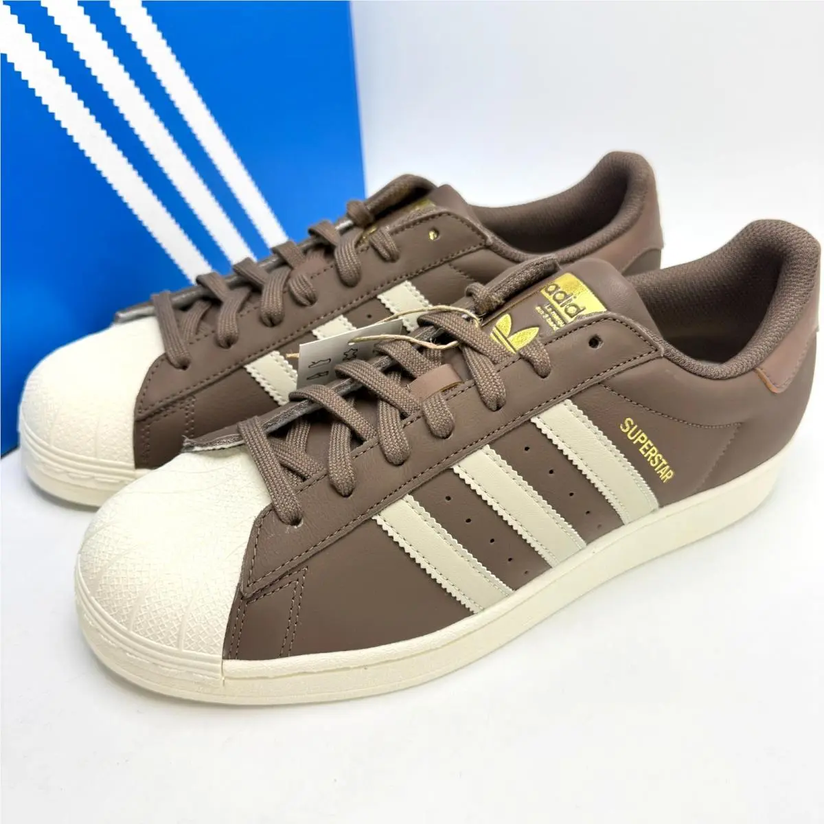 Adidas Originals Superstar Earstr/futgre/goldmt IG6804 Men`s sz 8.5-12