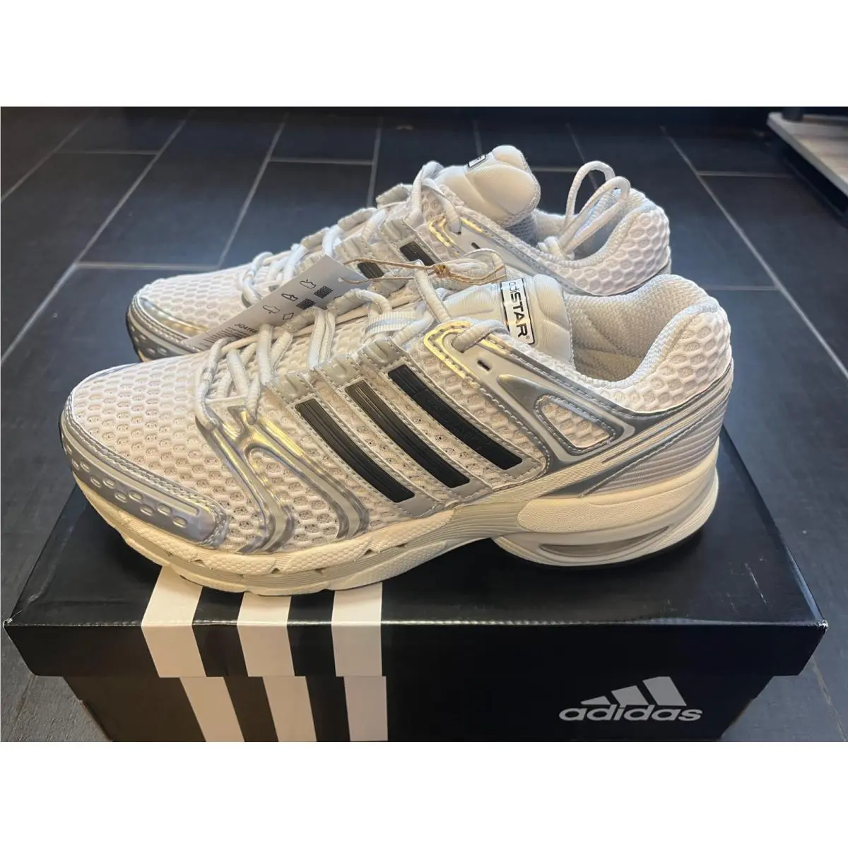 Adidas shoes - adidas Adistar Control 5 - Adistar Control - JQ4168 - Silver 5