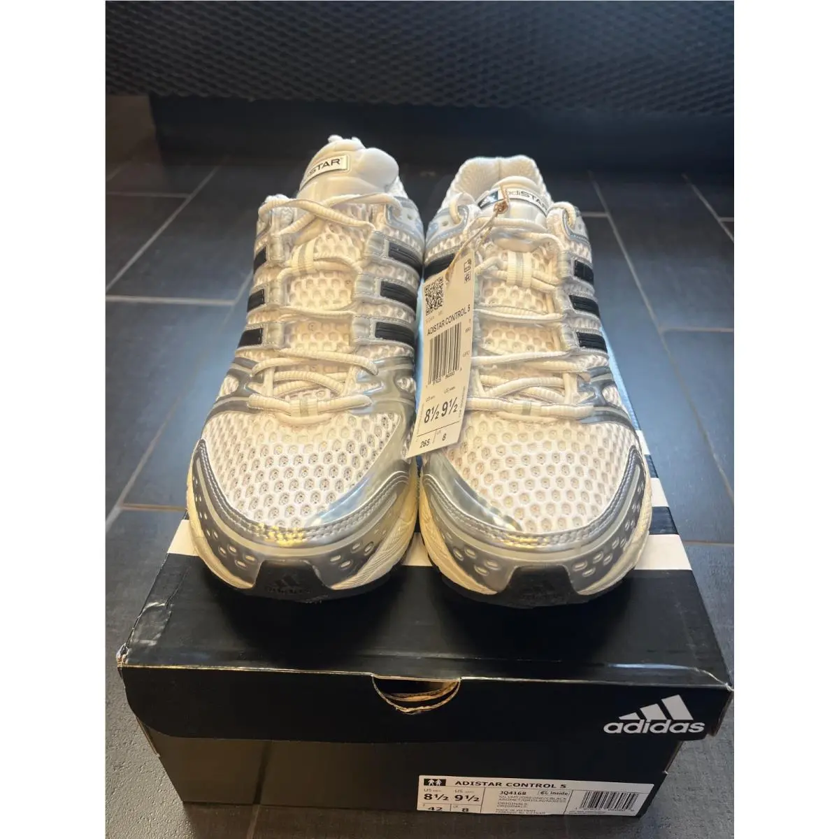 Adidas shoes - adidas Adistar Control 5 - Adistar Control - JQ4168 - Silver 7
