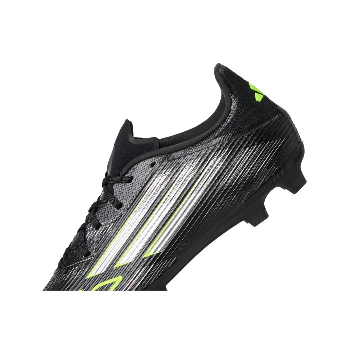 Adidas shoes - Black/Iron Metallic/Lucid Lemon 4