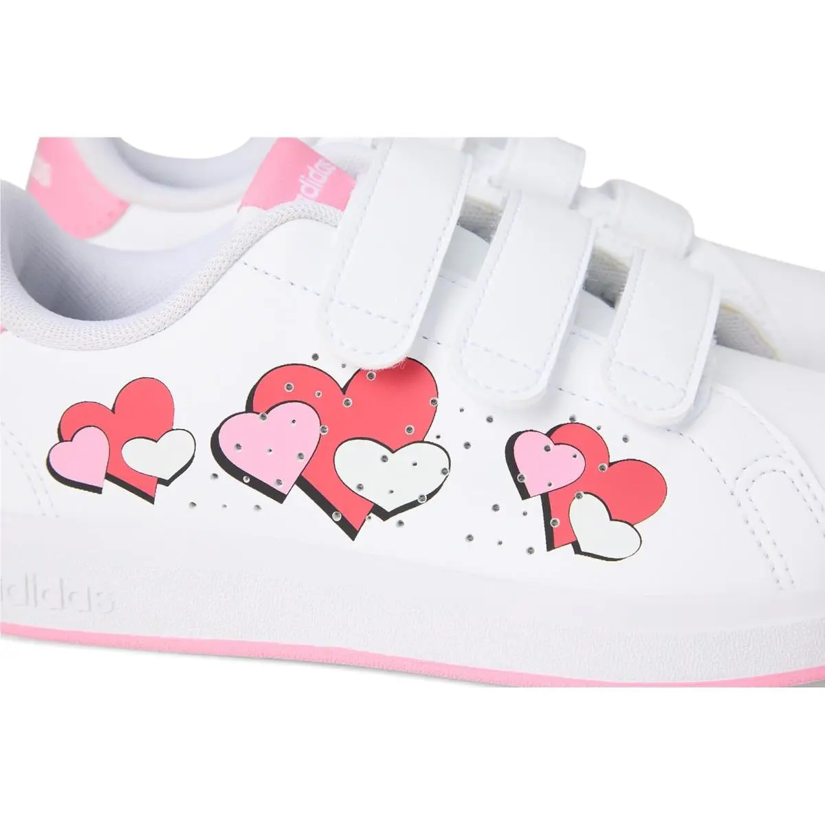 Adidas shoes - White/Bliss Pink/Semi Lucid Red 11