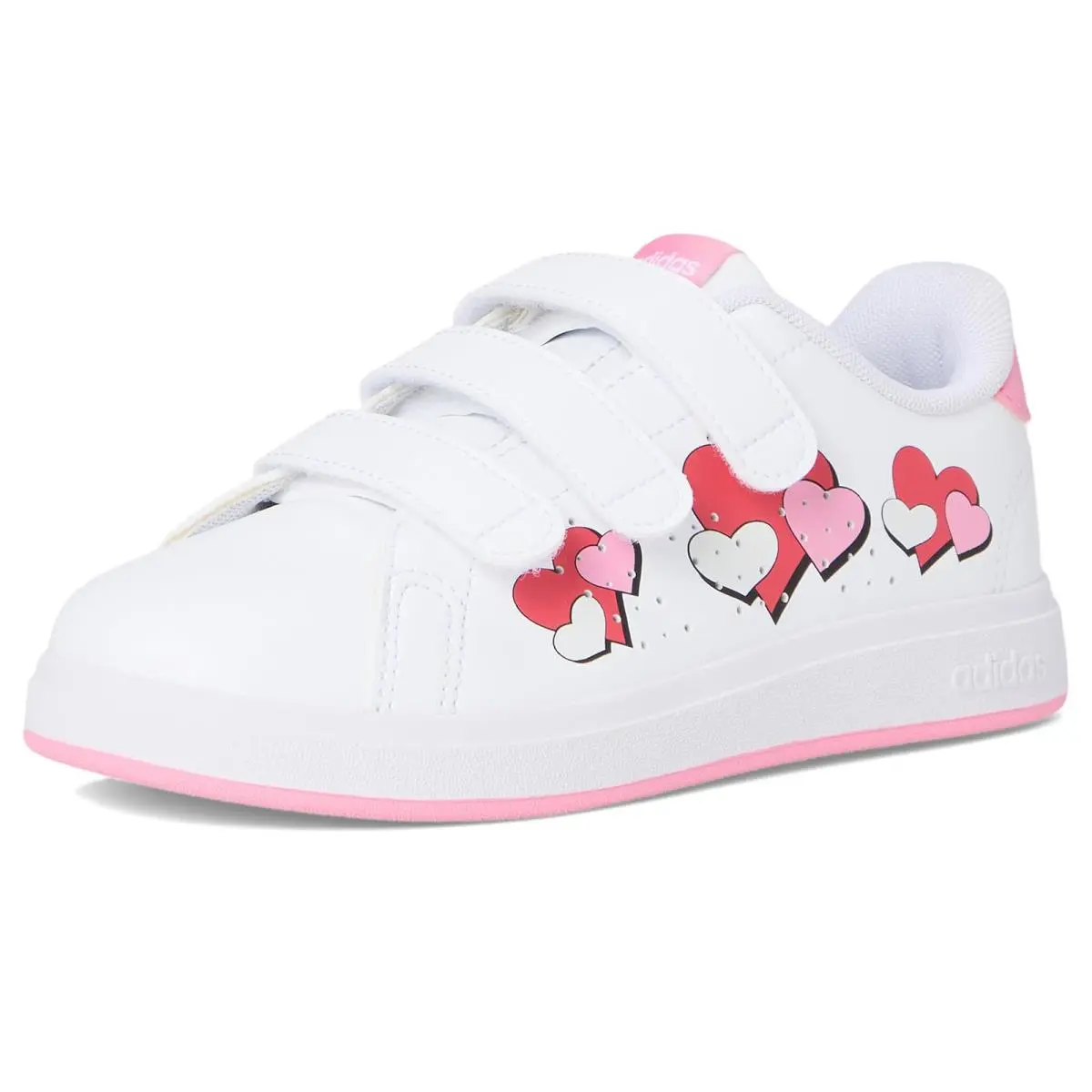 Adidas shoes - White/Bliss Pink/Semi Lucid Red 12