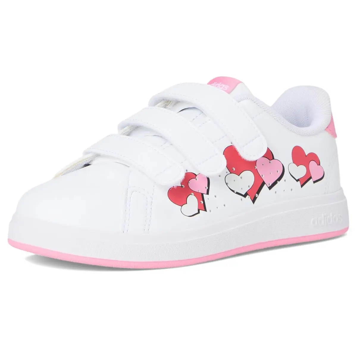 Adidas shoes - White/Bliss Pink/Semi Lucid Red 19