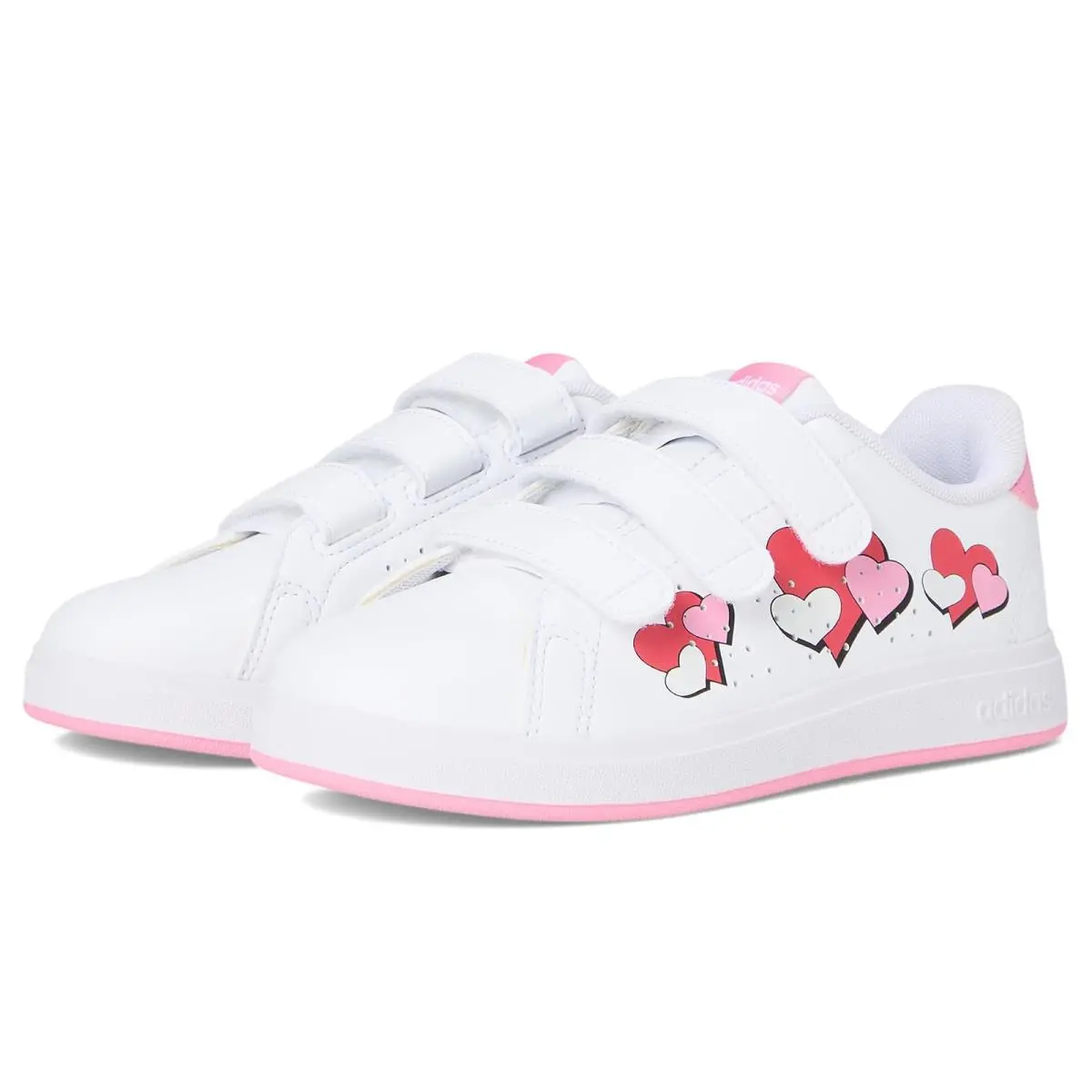 Adidas shoes - White/Bliss Pink/Semi Lucid Red 6