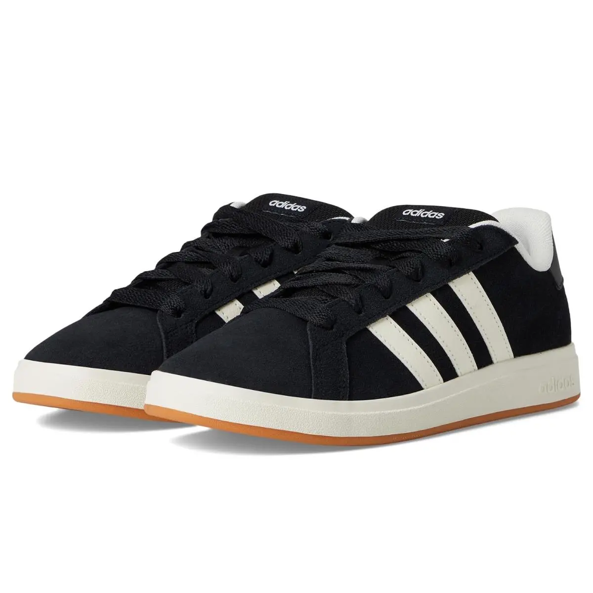 Kids Grand Court 00s Sportswear Shoes Little Kid/big Kid Black/Off-White/Gum by Adidas