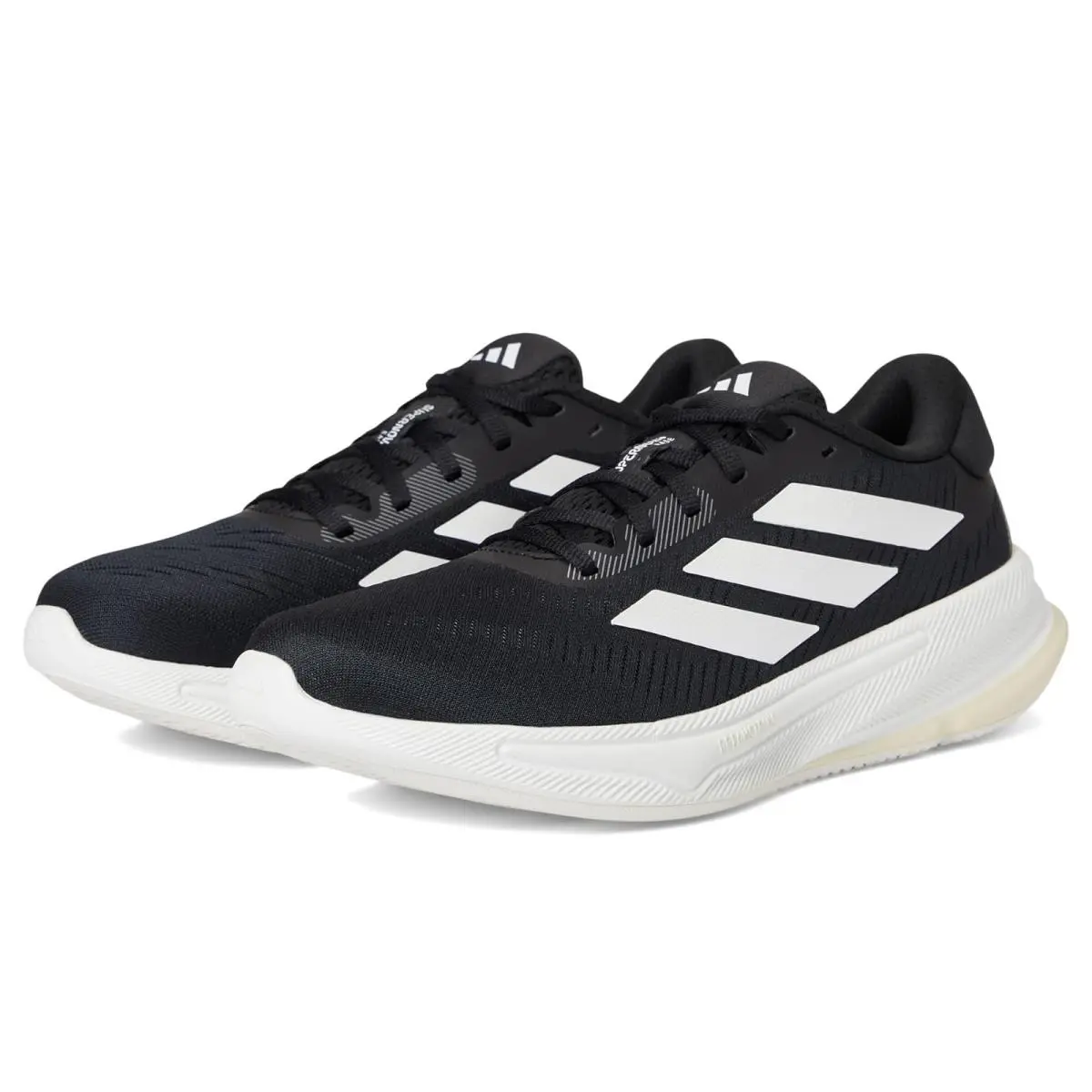 Woman`s Sneakers Athletic Shoes Adidas Supernova Ease Running Shoes - Black/White/Charcoal