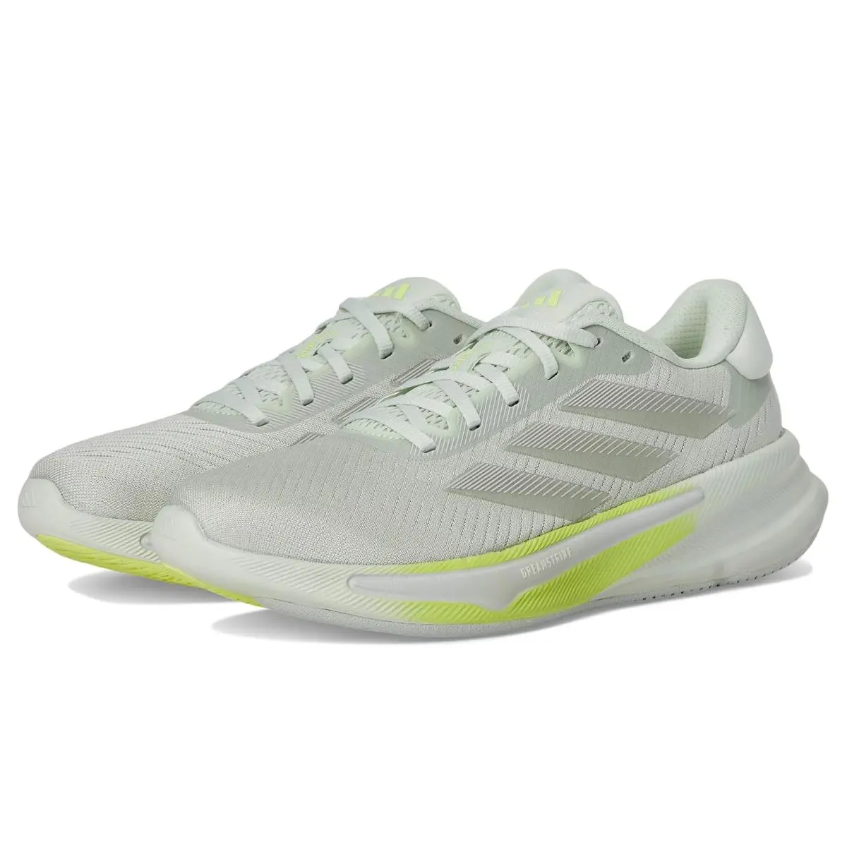 Woman`s Sneakers Athletic Shoes  Supernova Ease Running Shoes Linen Green/Matte Silver/Silver Metallic by Adidas