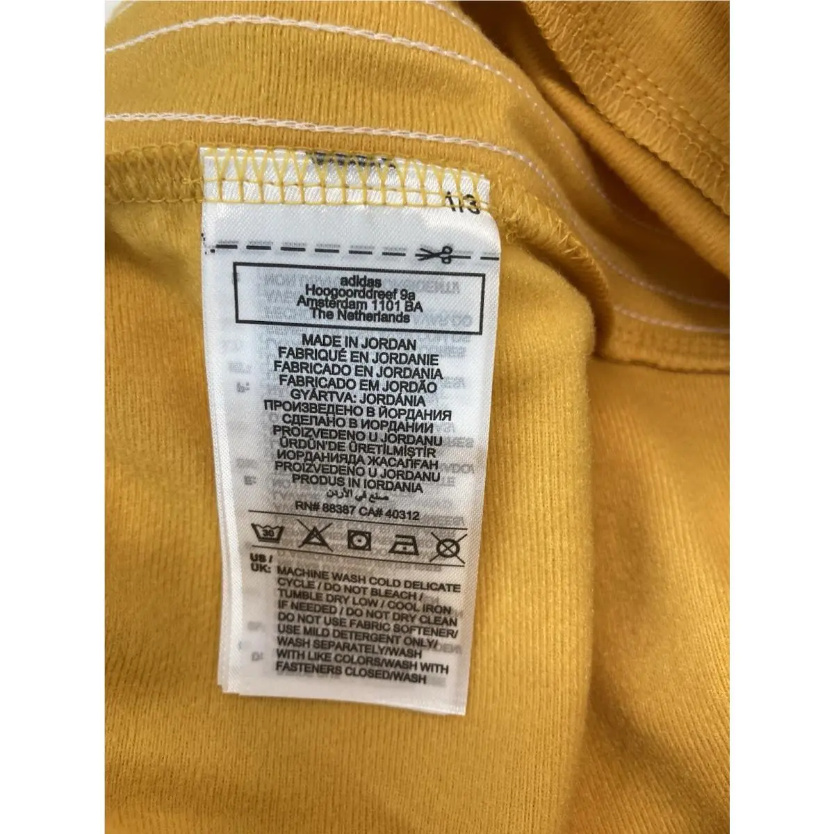 Adidas clothing - IY8734 - IY8734 - Preloved Yellow 24