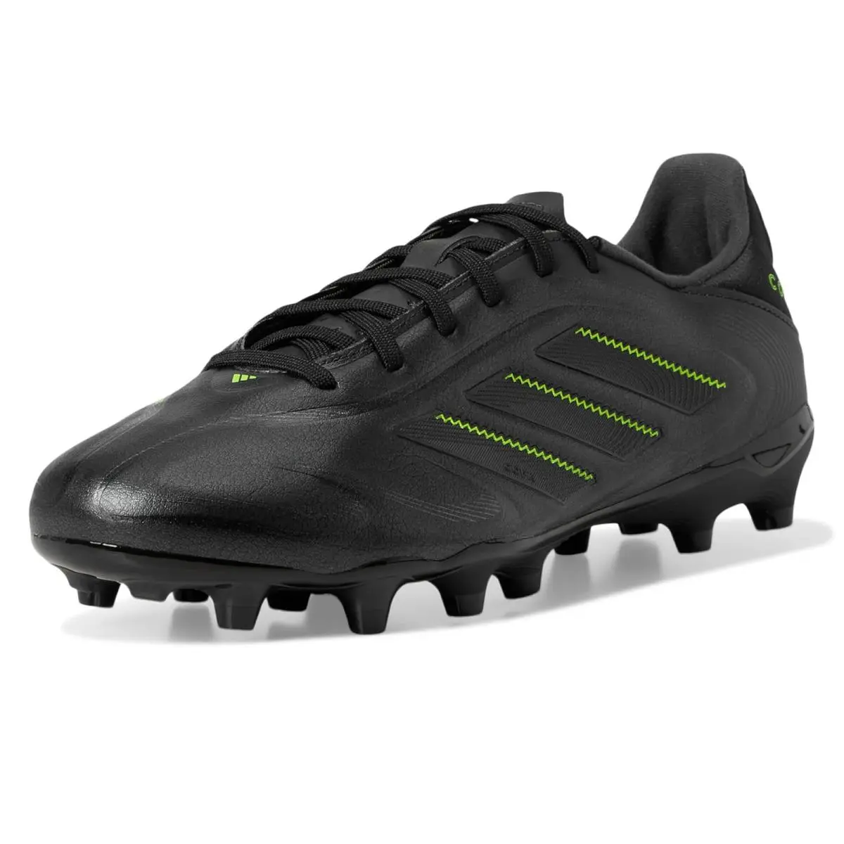 Adidas shoes - Black/Solid Grey/Lucid Lemon 5