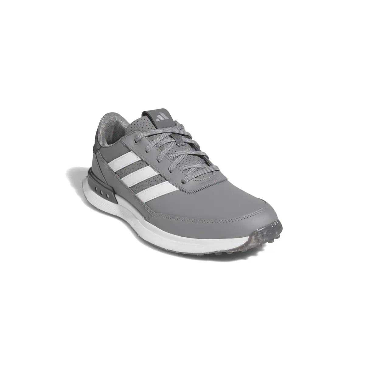 Man`s Shoes  Golf S2G 24 Leather Spikeless Golf Shoes Grey Three/Footwear White by Adidas