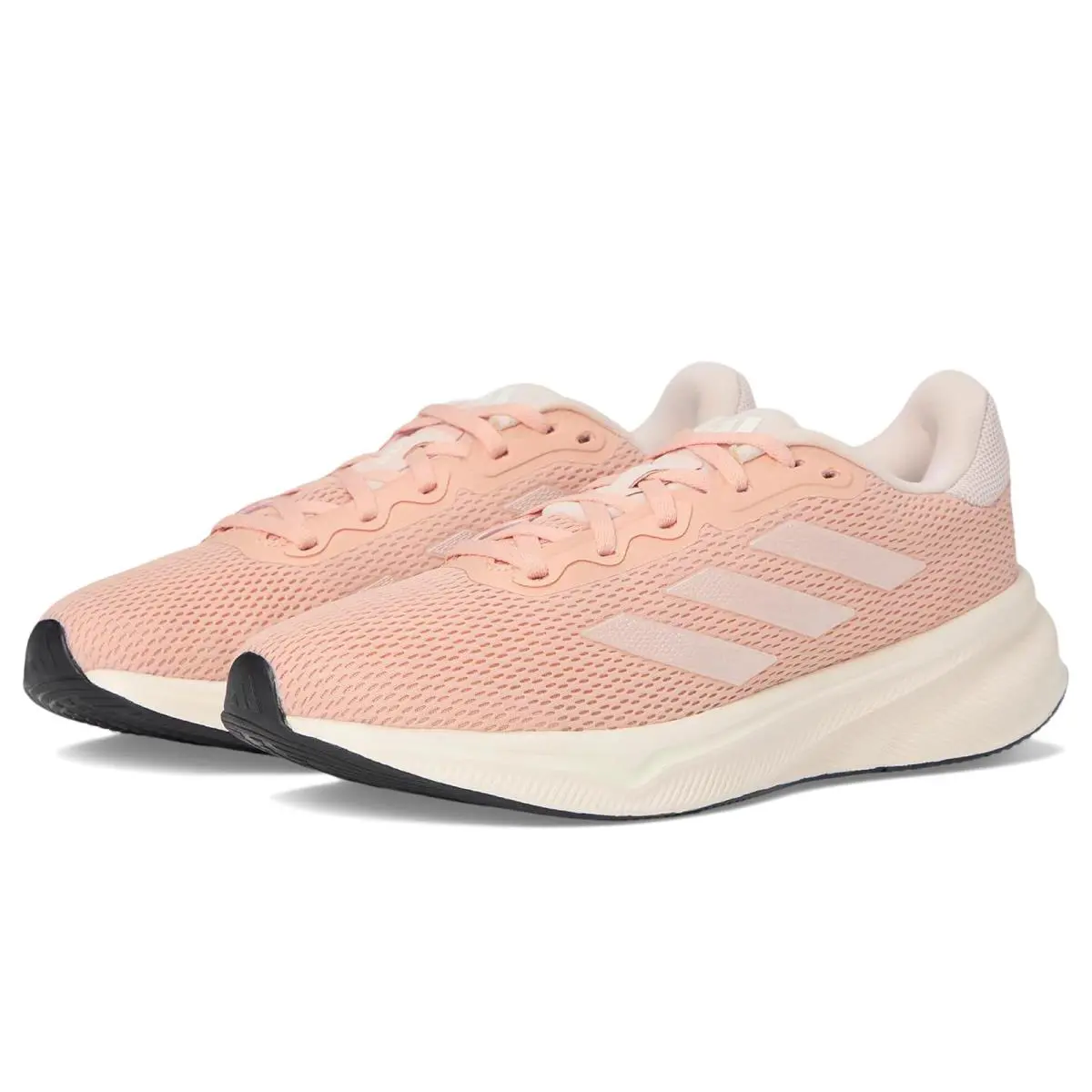 Woman`s Sneakers Athletic Shoes Adidas Response - Powder Coral/Ivory/Wonder Quartz