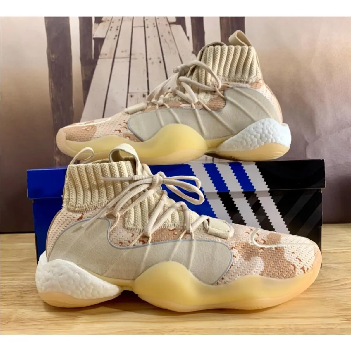 Adidas shoes - Adidas Crazy BYW X - Crazy BYW - EE6005 - Beige 0