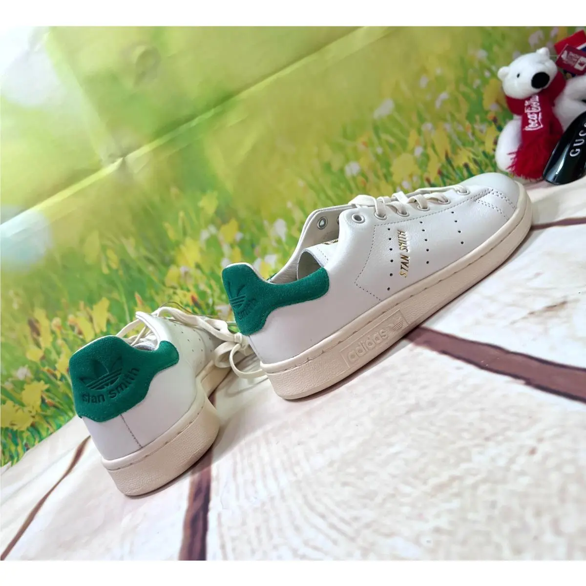 Adidas shoes - adidas Originals Stan Smith - Originals Stan Smith - IF8844 - Cloud White/Cream White/Green 4