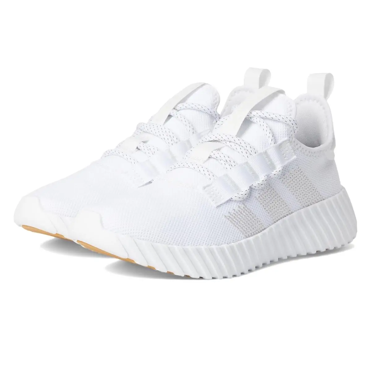 Woman`s Sneakers Athletic Shoes Adidas Kaptir Flow Shoes - White/Crystal White/Zero Metallic