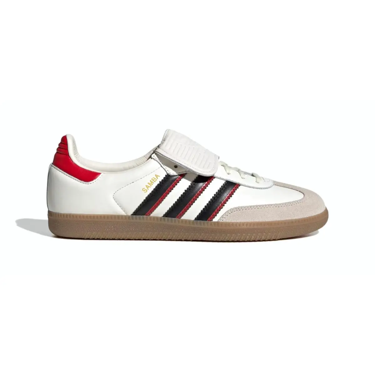 Mens Adidas Samba LT White Black Red Casual Sneakers Shoes