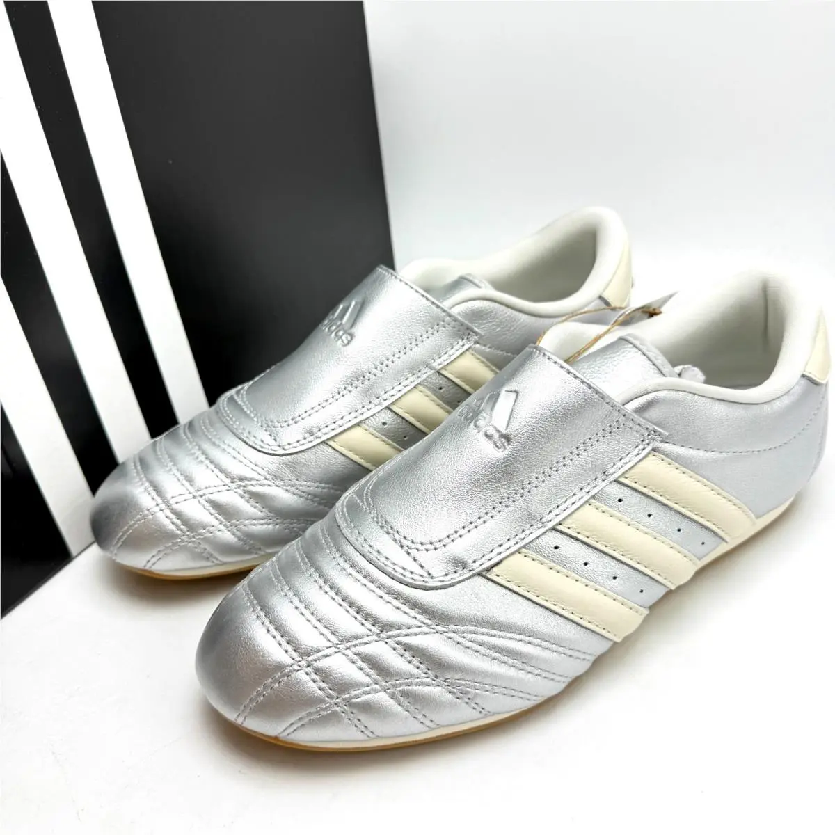 Adidas Taekwondo Silver Metallic Women`s Shoes JS4023 Size 6.5-8.5