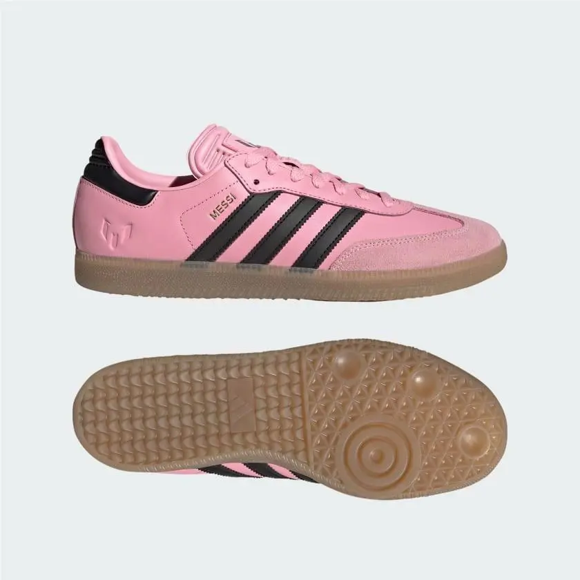 Adidas shoes - Samba Messi Light Pink - Samba Messi Light Pink - JP7844 - LIGHT PINK / CORE BLACK / GUM 7