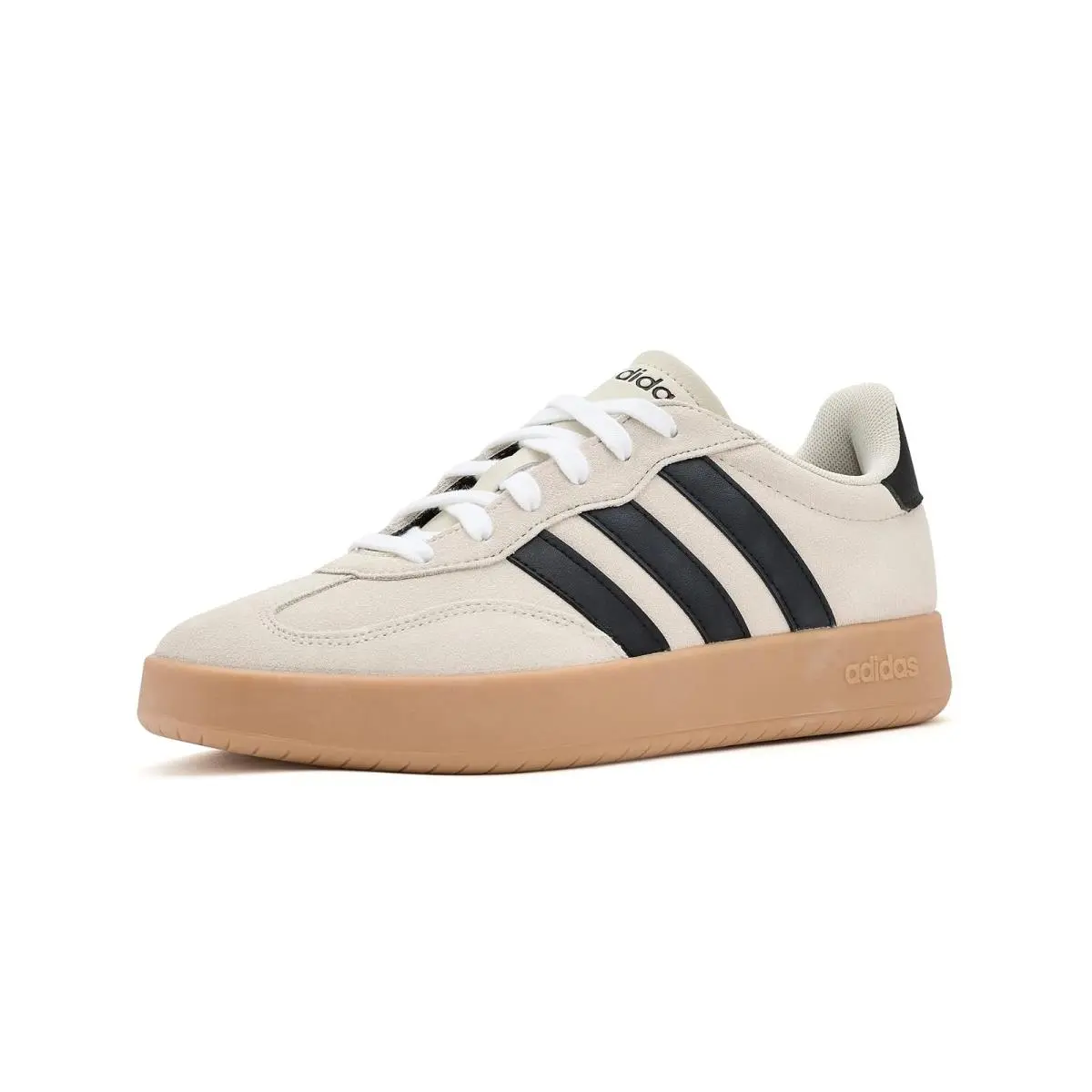 Man`s Sneakers Athletic Shoes  Barreda Alumina/Black/Gum by Adidas
