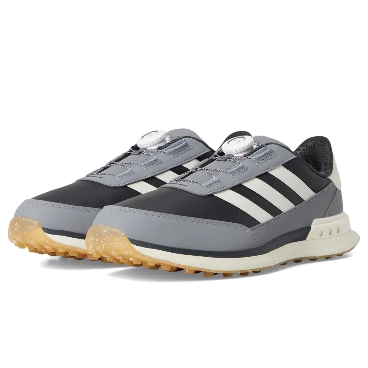 Man`s Sneakers Athletic Shoes Adidas Golf S2G 24 Boa Spikeless Golf Shoes - Carbon/Chalk White/Grey Three
