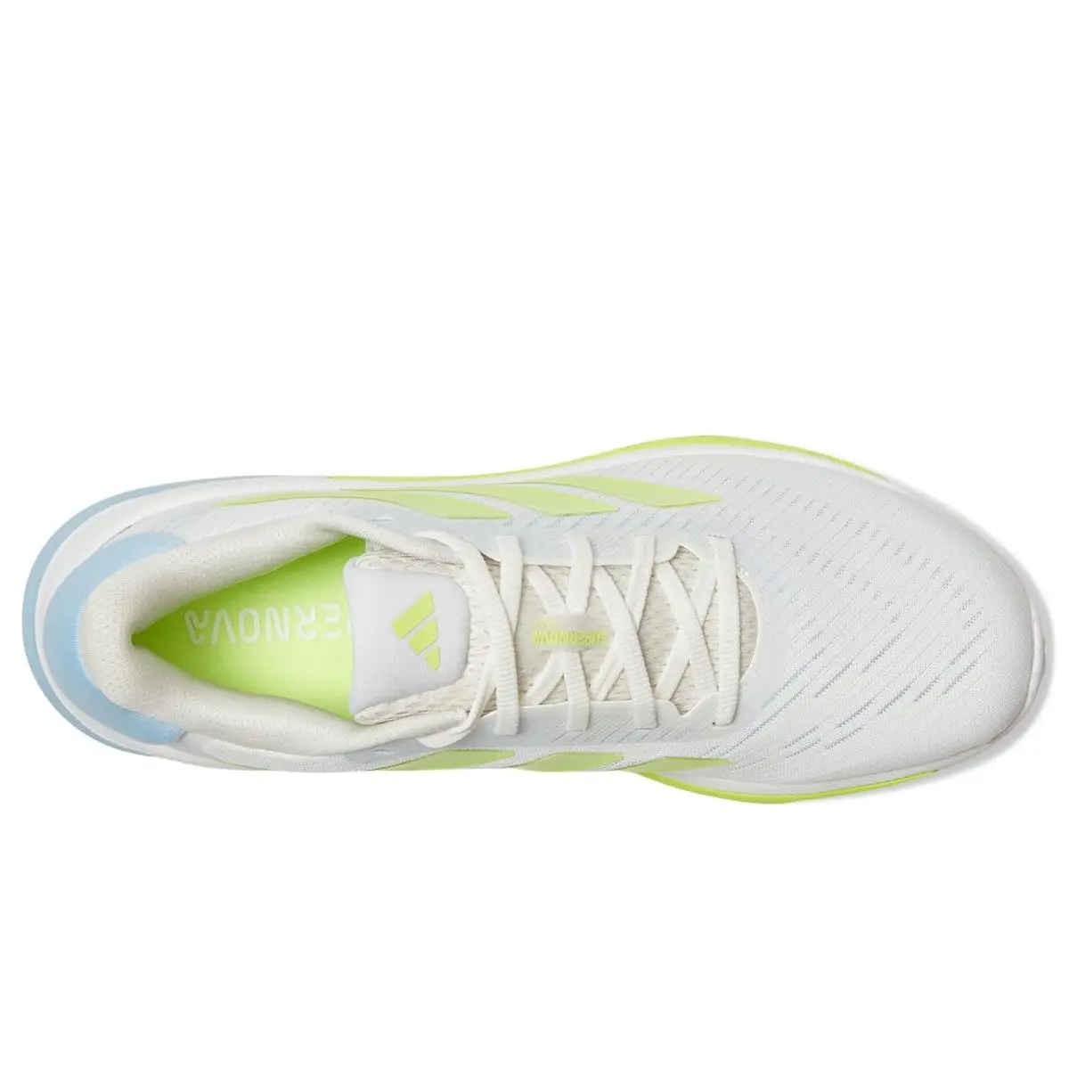 Adidas shoes - Crystal White/Matte Silver/Yellow 7