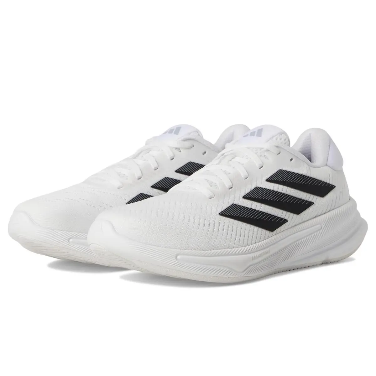 Man`s Sneakers Athletic Shoes  Supernova Ease Running Shoes White/Dash Grey/Silver Metallic by Adidas