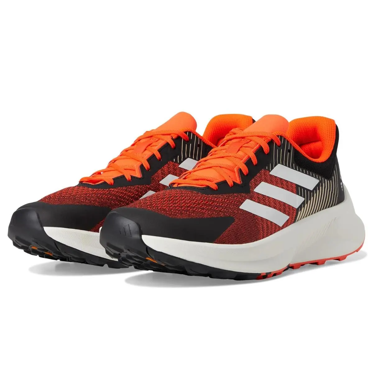 Adidas shoes - Black/Black/Semi Impact Orange 6