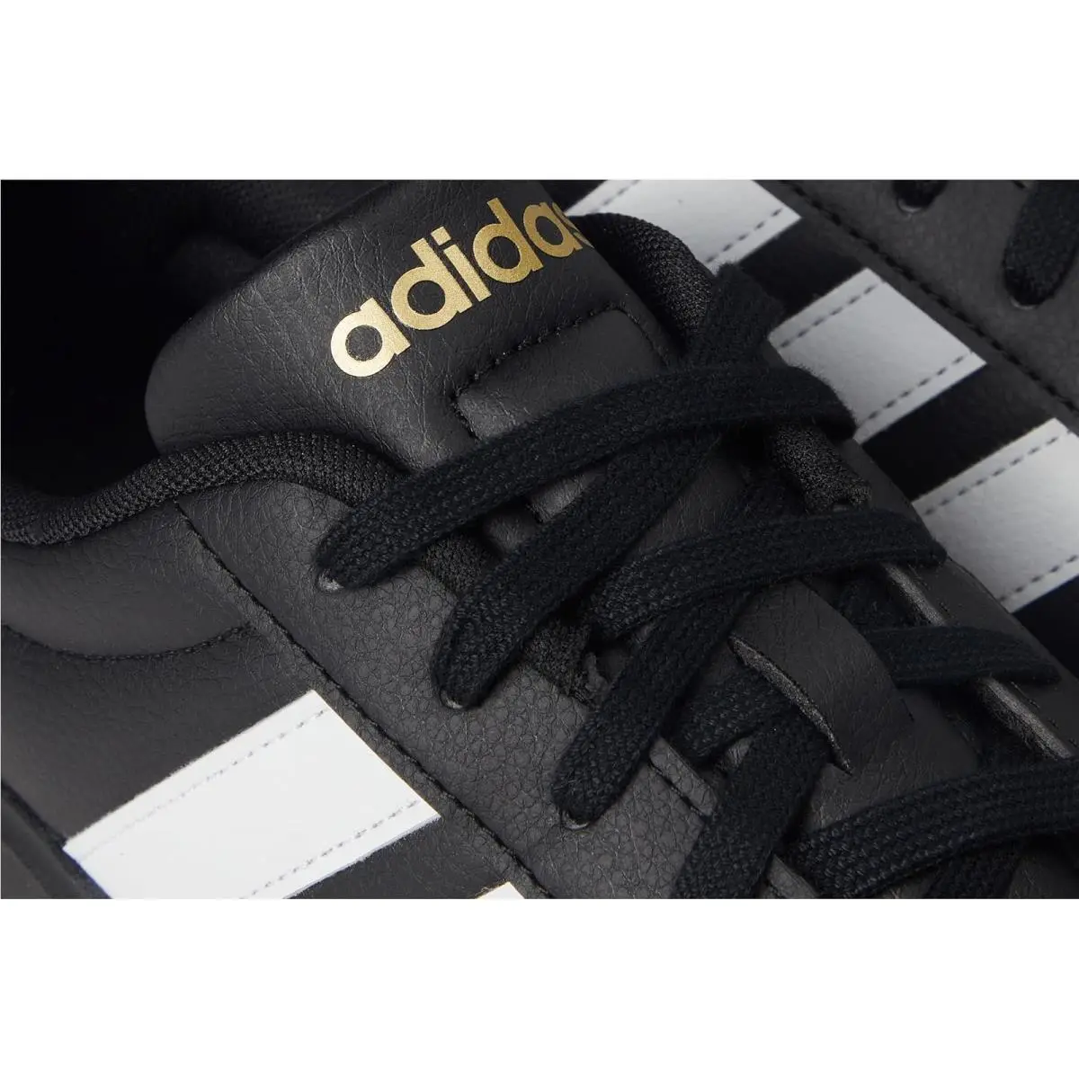 Adidas shoes - Black/White/Matte Gold 11