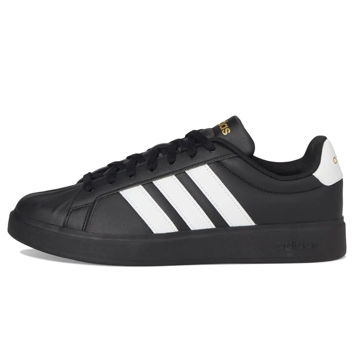 Adidas shoes - Black/White/Matte Gold 9