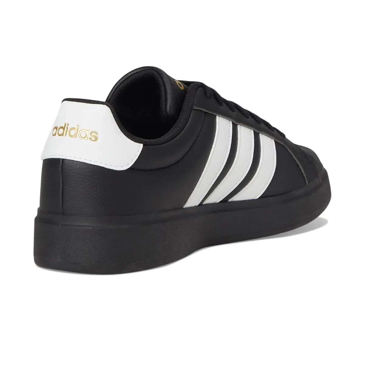 Adidas shoes - Black/White/Matte Gold 10
