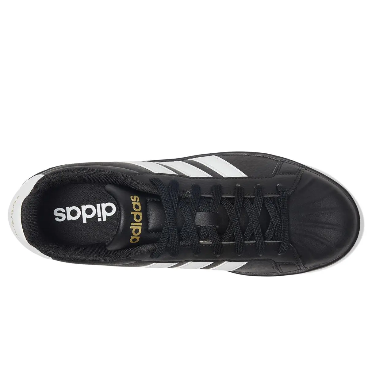 Adidas shoes - Black/White/Matte Gold 7