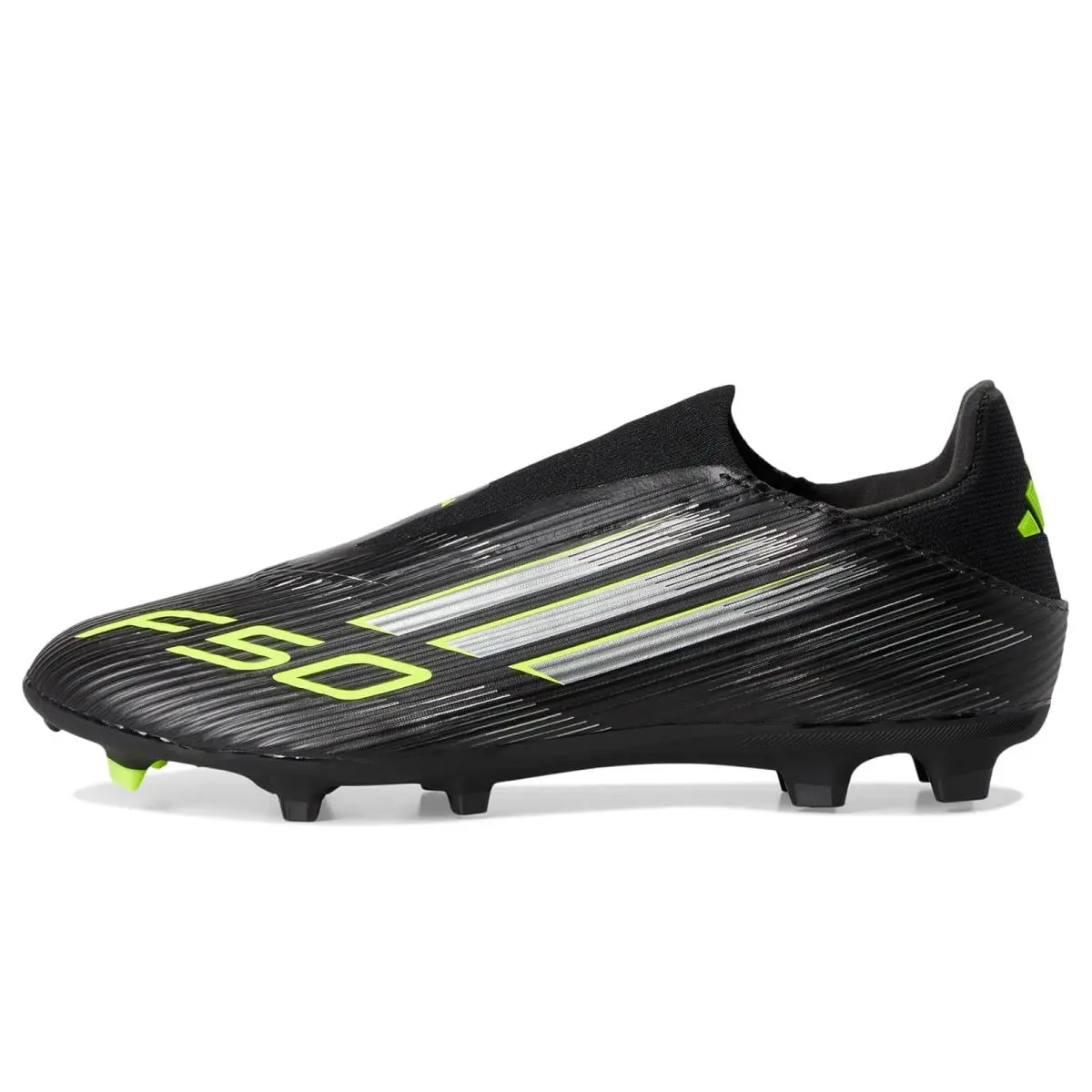 Adidas shoes - Black/Iron Metallic/Lucid Lemon 2