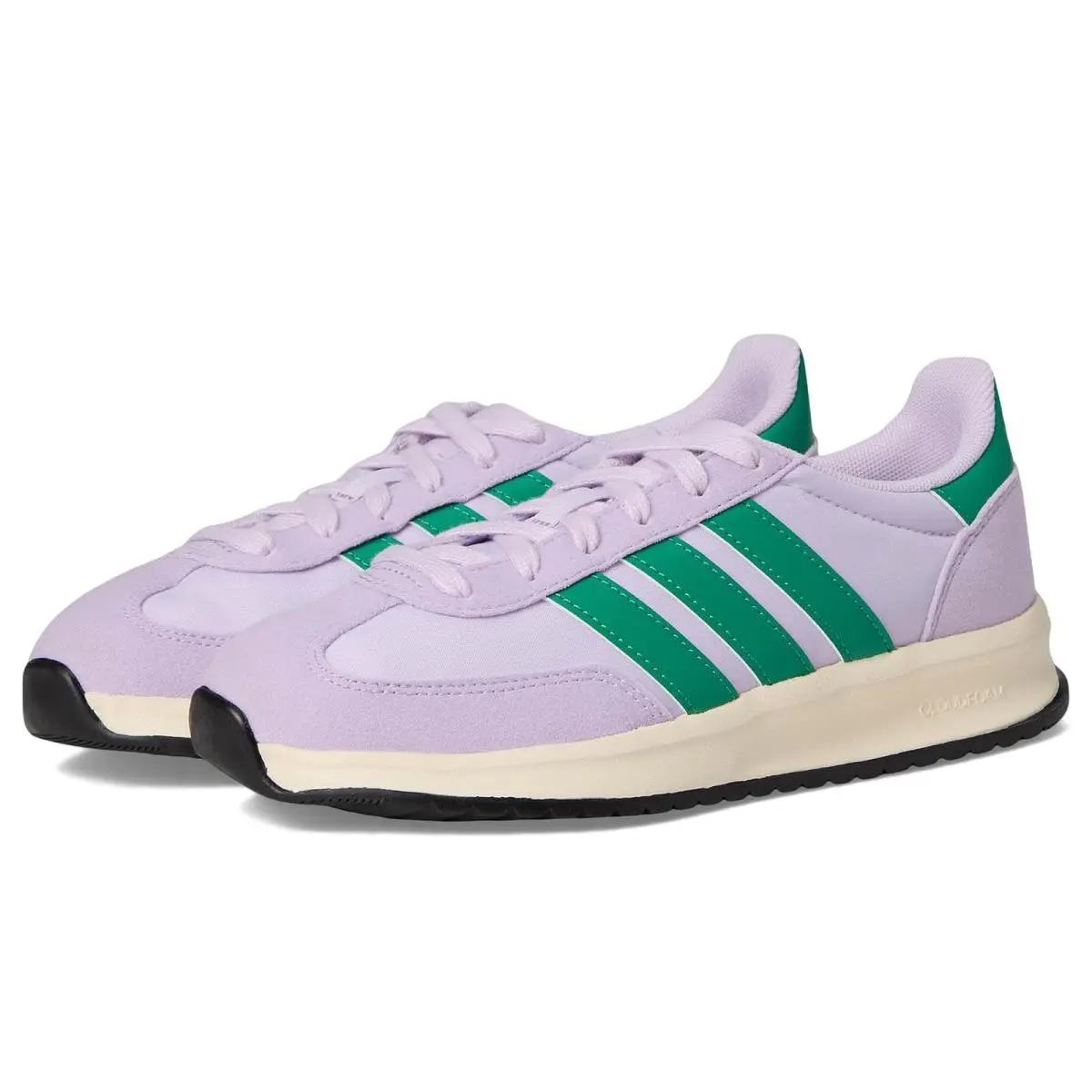 Children Unisex Sneakers Athletic Shoes  Kids Run 70s 2.0 Shoes Ice Lavender/Court Green/Powder Plum by Adidas