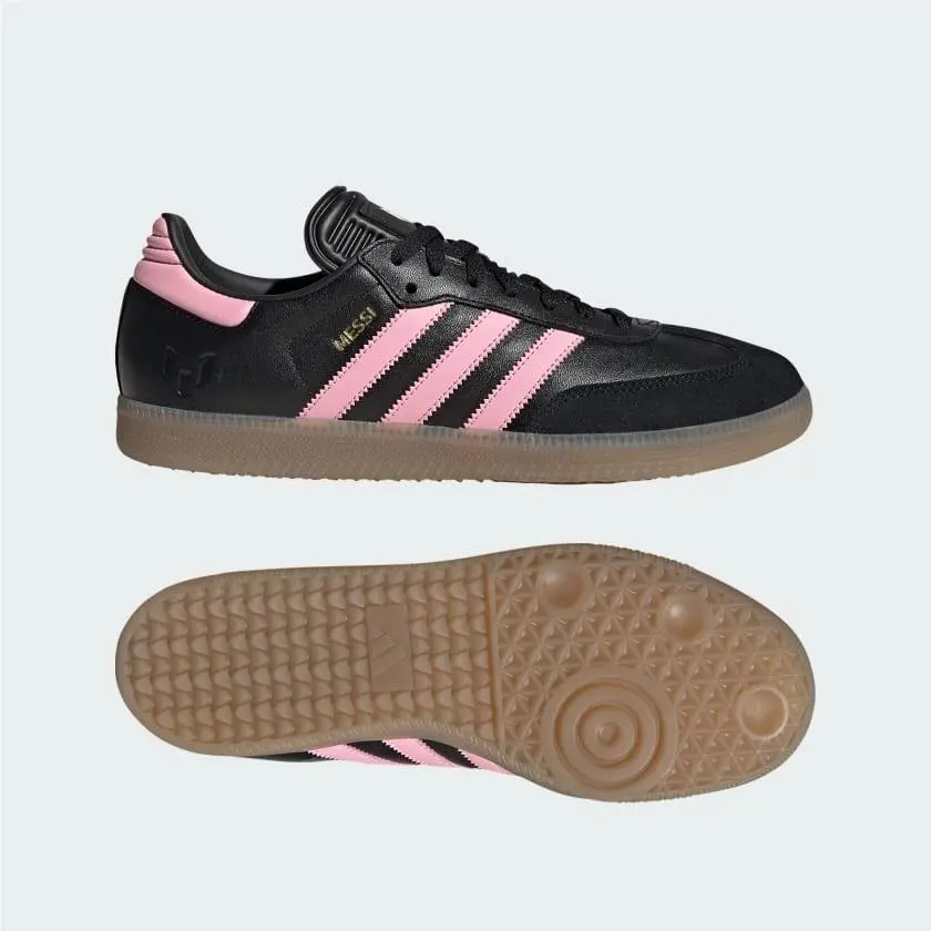Adidas shoes - Samba Messi Black Gold Metallic - JP7845 - Core Black / Gold Metallic / Gum 2