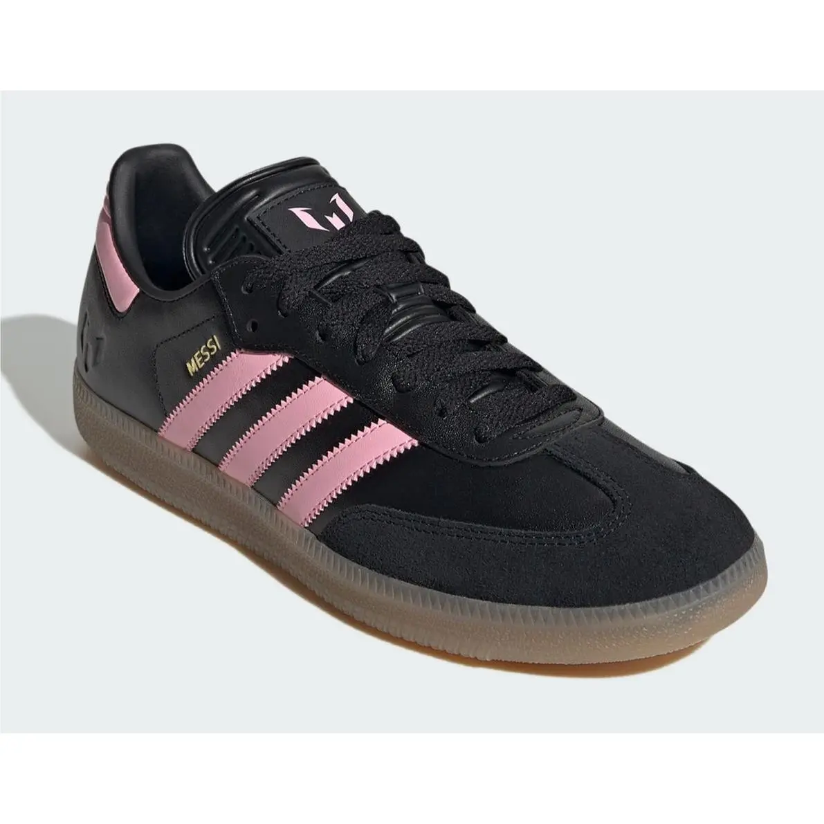 Adidas shoes - Samba Messi Black Gold Metallic - JP7845 - Core Black / Gold Metallic / Gum 10