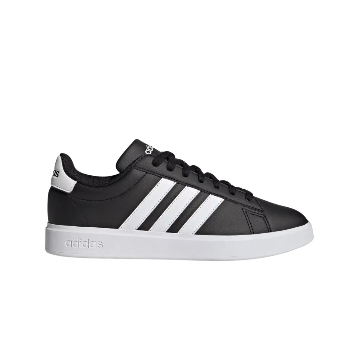 Adidas Men’s Grand Court Sneakers Core Black/ Ftwr White/core Black Sizes