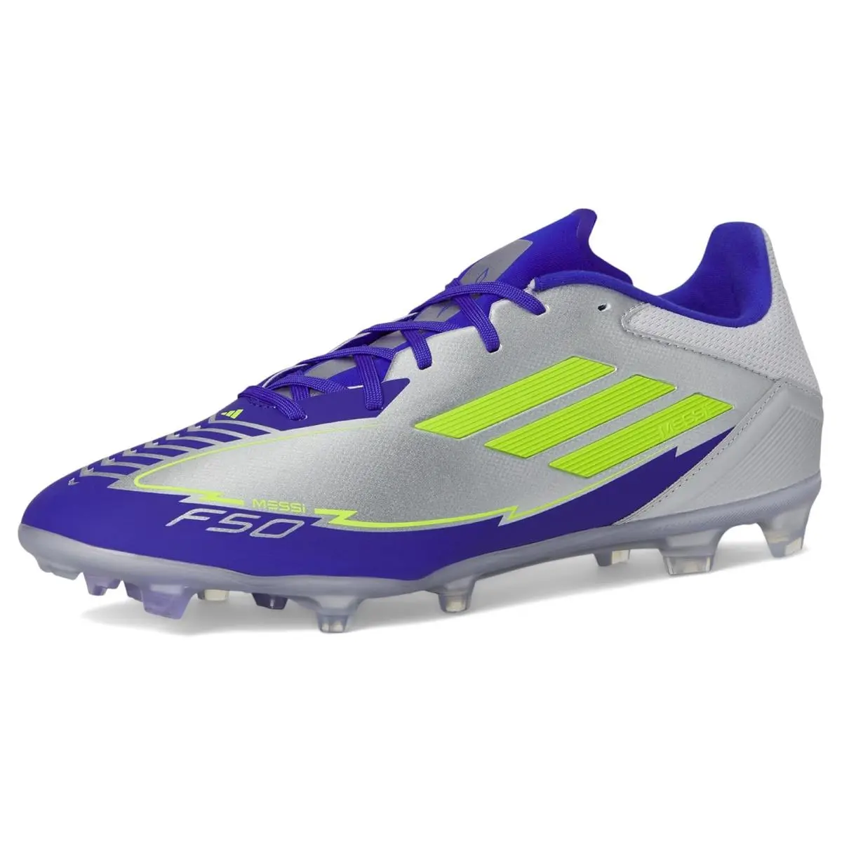 Adidas shoes - Silver Metallic/Solar Yellow/Lucid Blue 12