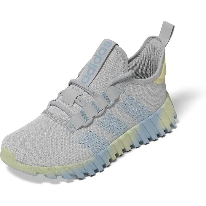 Adidas Kaptir Flow Sneaker Grey/blue/yellow Kids Shoe Size 5.5 Unisex