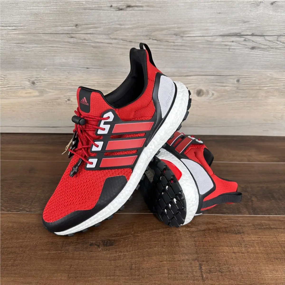 Adidas Ultraboost 1.0 Atr Mens Size 8 Team Power Red Core Black JS2975 - Red