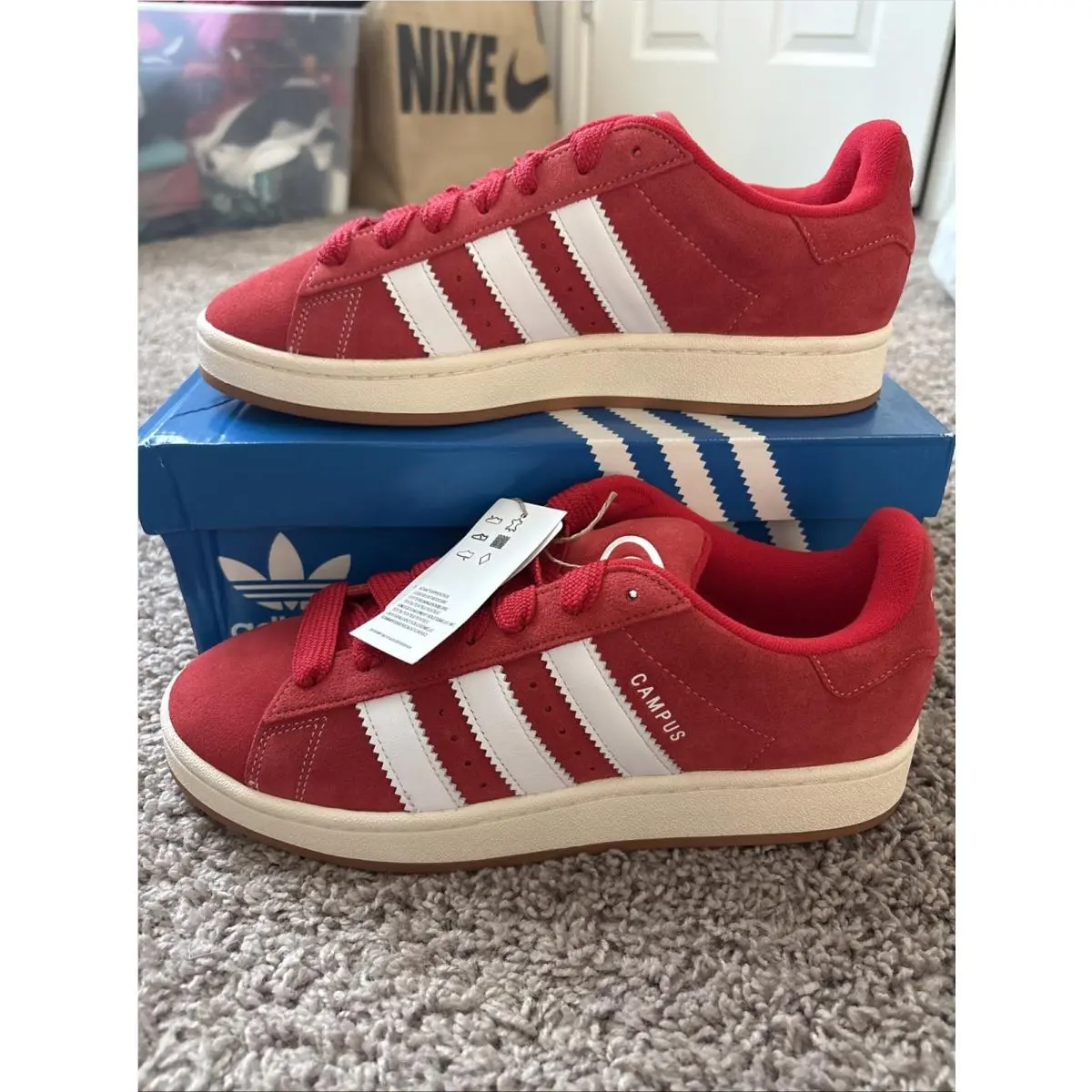 Adidas shoes - adidas Campus 00s - Campus - H03474 - Red 3